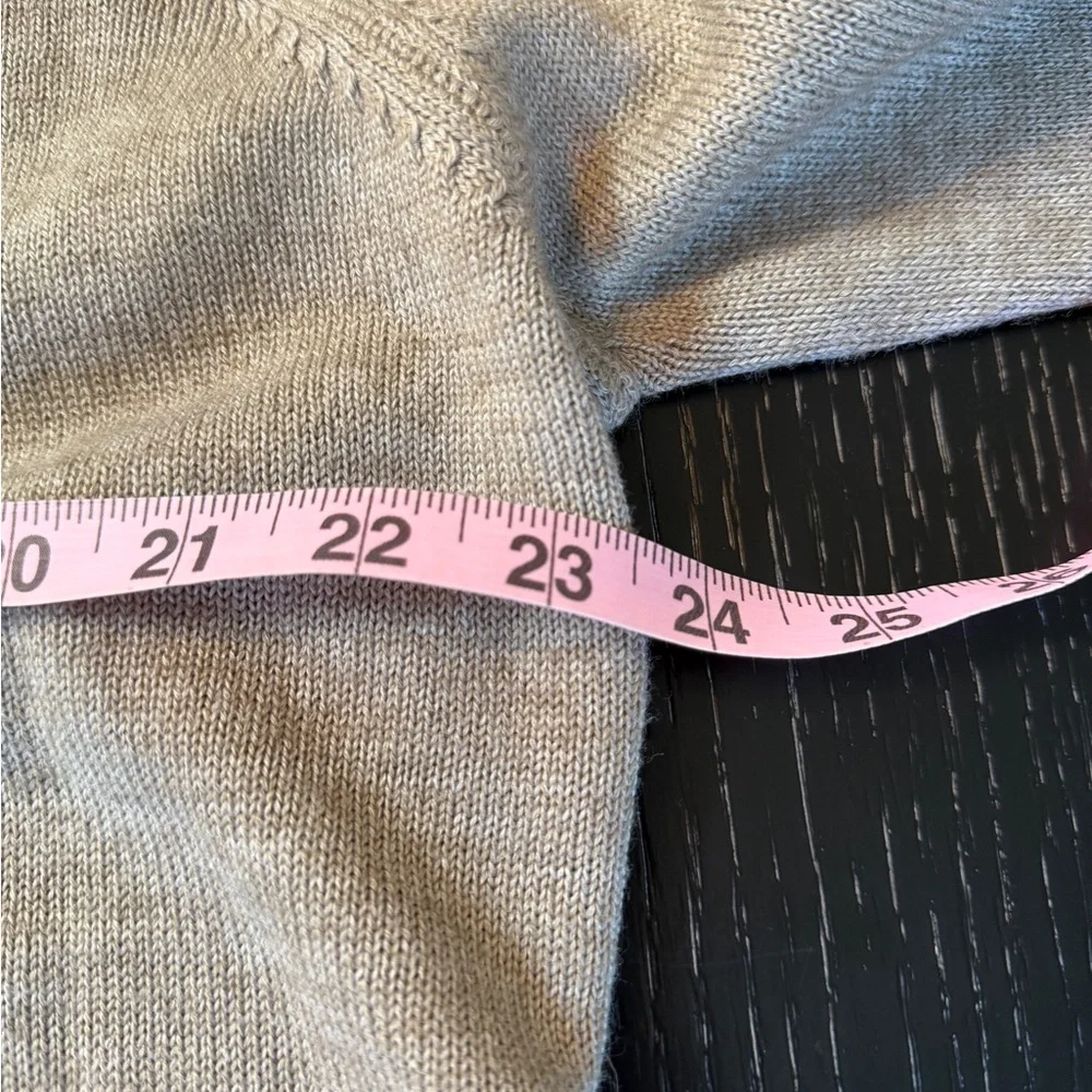 Woolrich V-Neck Beige Pullover Knit Long Sleeve Sweater Plus Size 2X
